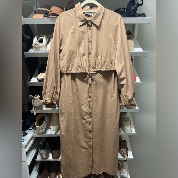 ASOS Design Maxi Dress with Trench Detailing - Picture 4 of 9